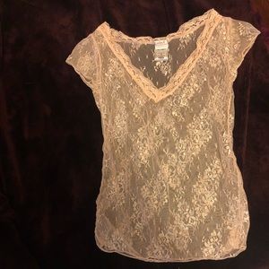 Old Navy net/lace beautiful blouse!
